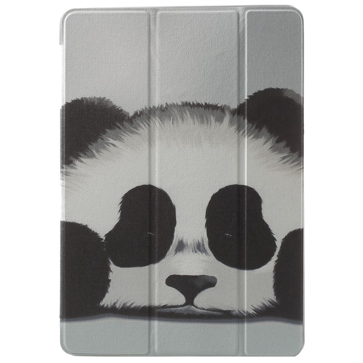 Pattern Printing Tri-fold Stand Leather Cover for iPad Pro 10.5-inch (2017) - Panda-1