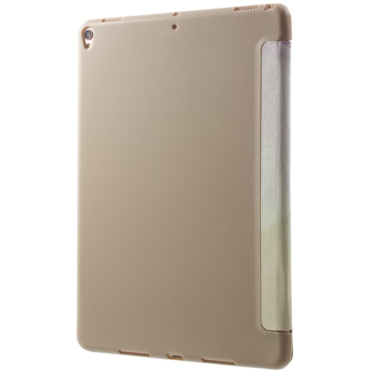 Pattern Printing Tri-fold Stand Leather Protector Shell for iPad Pro 10.5-inch (2017) - Elephant-3