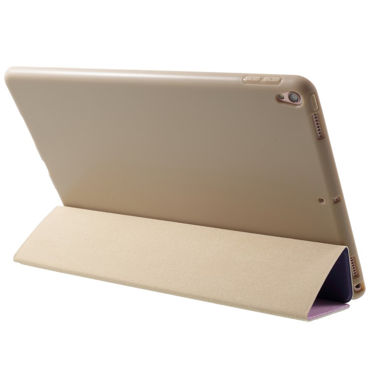 Pattern Printing Tri-fold Stand Leather Protector Shell for iPad Pro 10.5-inch (2017) - Elephant-5