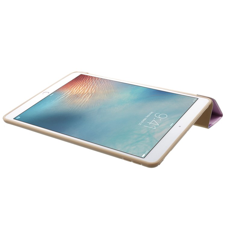 Pattern Printing Tri-fold Stand Leather Protector Shell for iPad Pro 10.5-inch (2017) - Elephant-6
