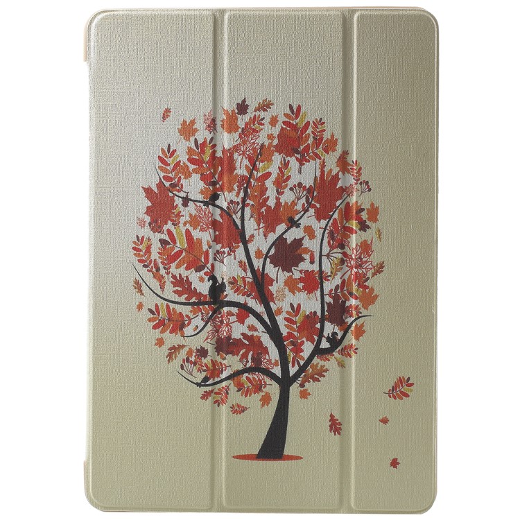 

Pattern Printing Tri-fold Stand Leather Shell Case for iPad Pro 10.5-inch (2017) - Autumn Tree