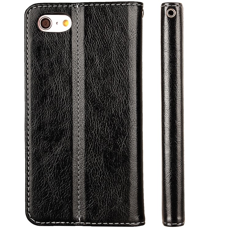 Business Style Auto-absorbed PU Leather Case with Card Slot for iPhone 6s Plus / 6 Plus 5.5-inch - Black-3