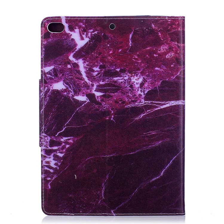 Patterned Leather Wallet Stand Smart Case for iPad Air 2/ Air - Marble Grain-3