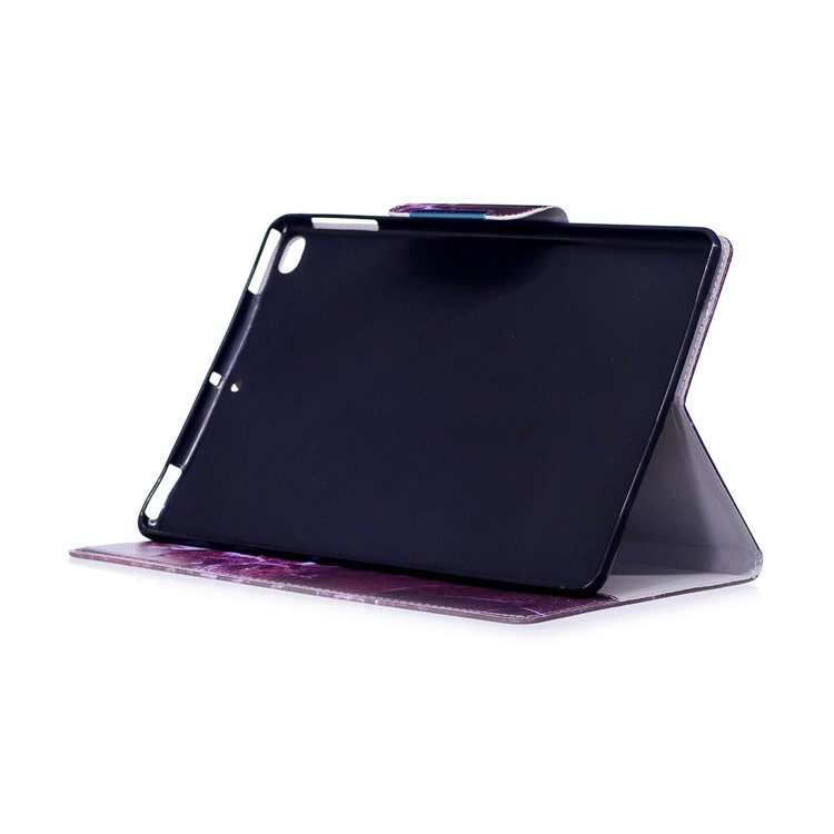 Patterned Leather Wallet Stand Smart Case for iPad Air 2/ Air - Marble Grain-5