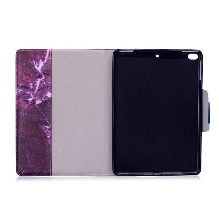 Patterned Leather Wallet Stand Smart Case for iPad Air 2/ Air - Marble Grain-7