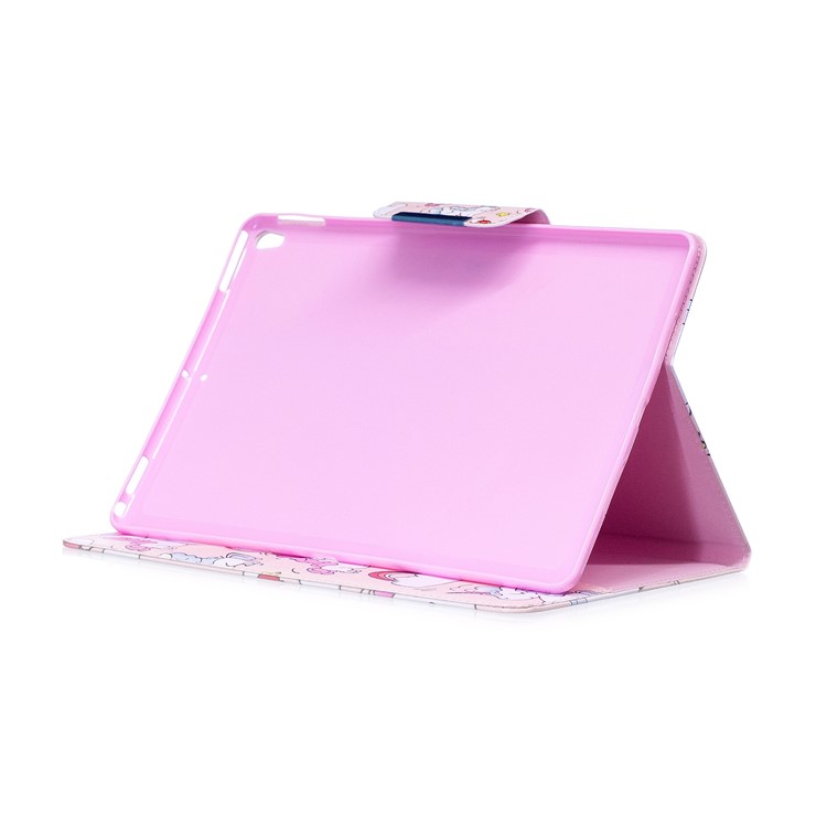 Pattern Printing Smart Leather Stand Case for iPad Pro 10.5-inch (2017) - Unicorns and Cloud-6