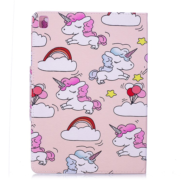Patterned Leather Wallet Stand Smart Cover for iPad Pro 9.7 inch (2016) - Unicorns-3