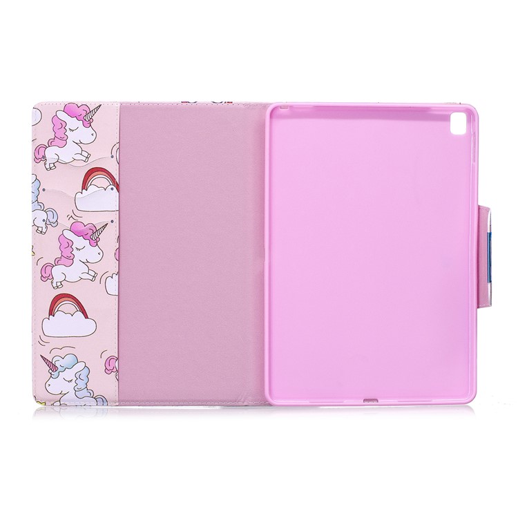 Patterned Leather Wallet Stand Smart Cover for iPad Pro 9.7 inch (2016) - Unicorns-4