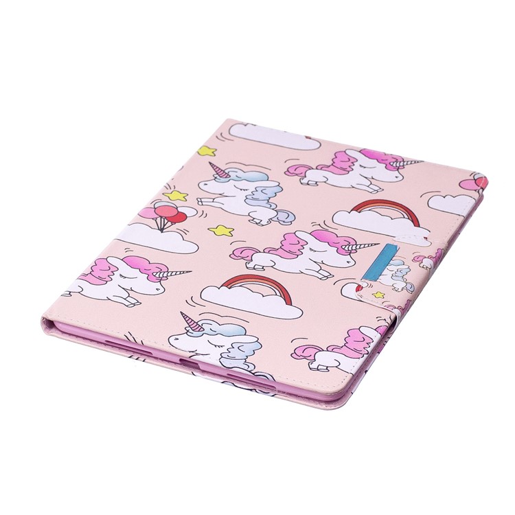 Patterned Leather Wallet Stand Smart Cover for iPad Pro 9.7 inch (2016) - Unicorns-7