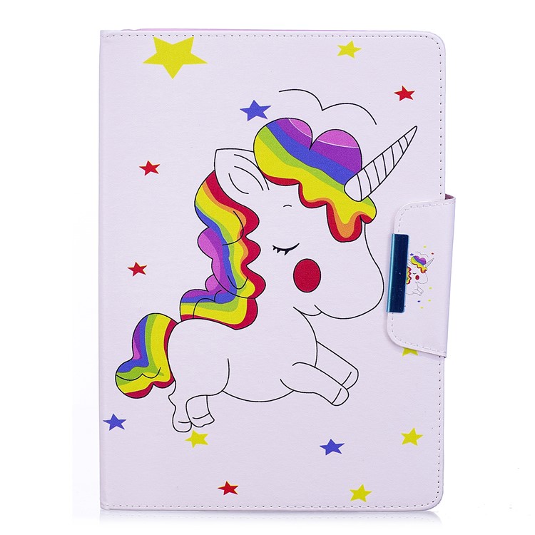 

Patterned Leather Wallet Stand Smart Shell for iPad Pro 9.7 inch (2016) - Unicorn