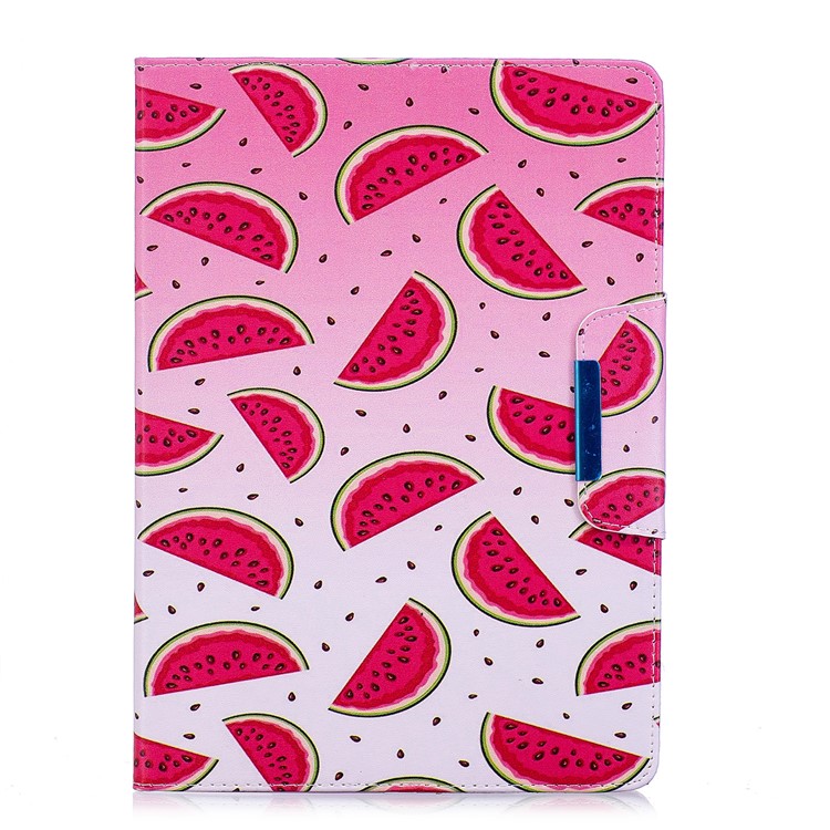 

Patterned Leather Wallet Stand Smart Protective Flip Cover for iPad Pro 9.7 inch (2016) - Watermelon