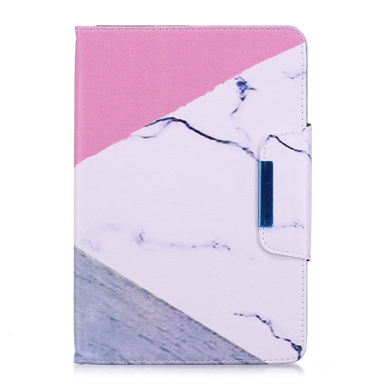 Patterned Leather Smart Stand Case for iPad mini 4/3/2/1 - Triangle and Marble Grain-2