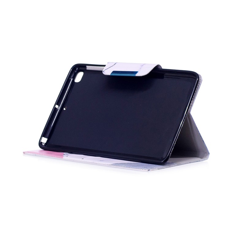 Patterned Leather Smart Stand Case for iPad mini 4/3/2/1 - Triangle and Marble Grain-5