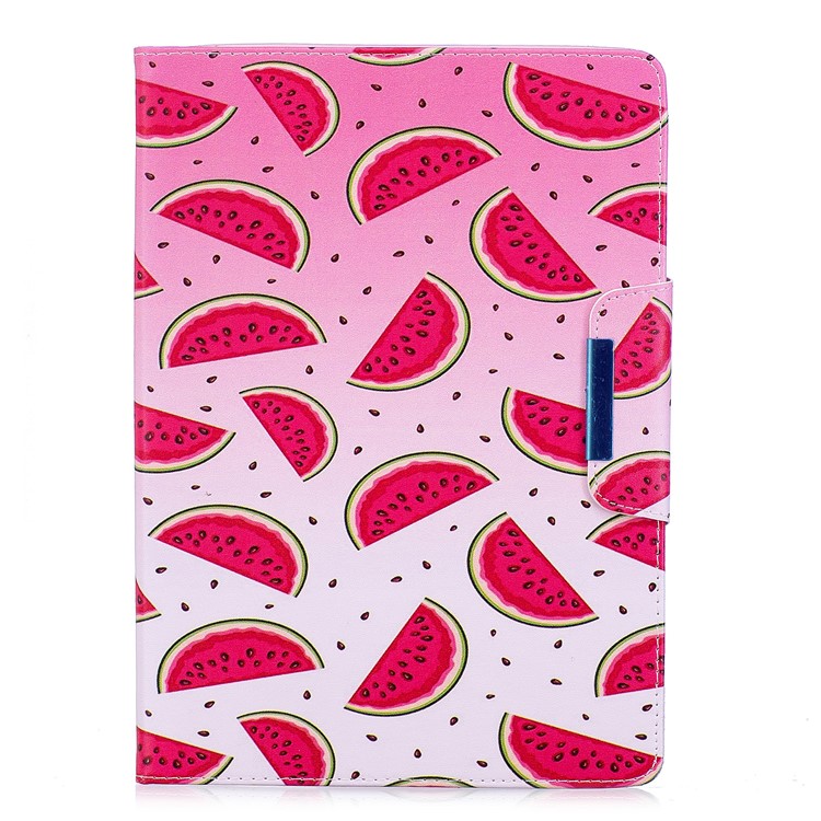 Patterned Leather Wallet Stand Smart Cover for iPad 9.7-inch (2017) - Watermelon-2