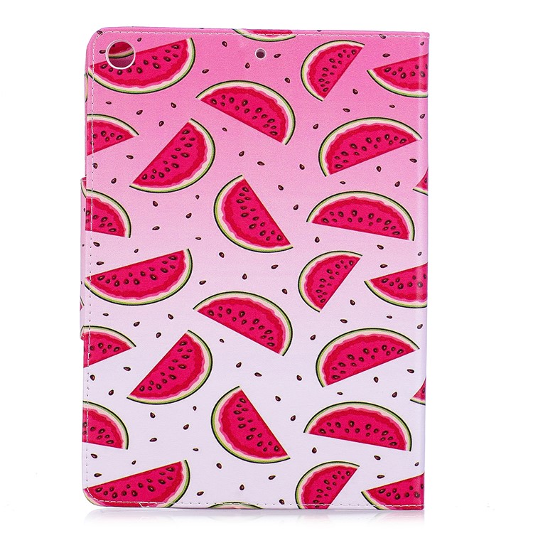 Patterned Leather Wallet Stand Smart Cover for iPad 9.7-inch (2017) - Watermelon-3