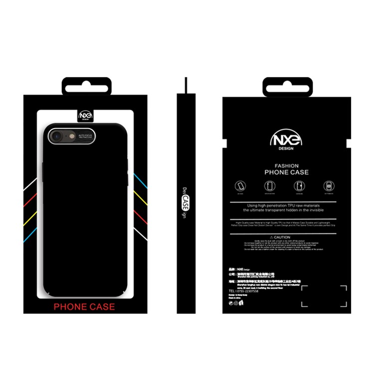 NXE Simple Series Ultra Thin PC Back Casing for iPhone 8/7 4.7 inch - Black-5