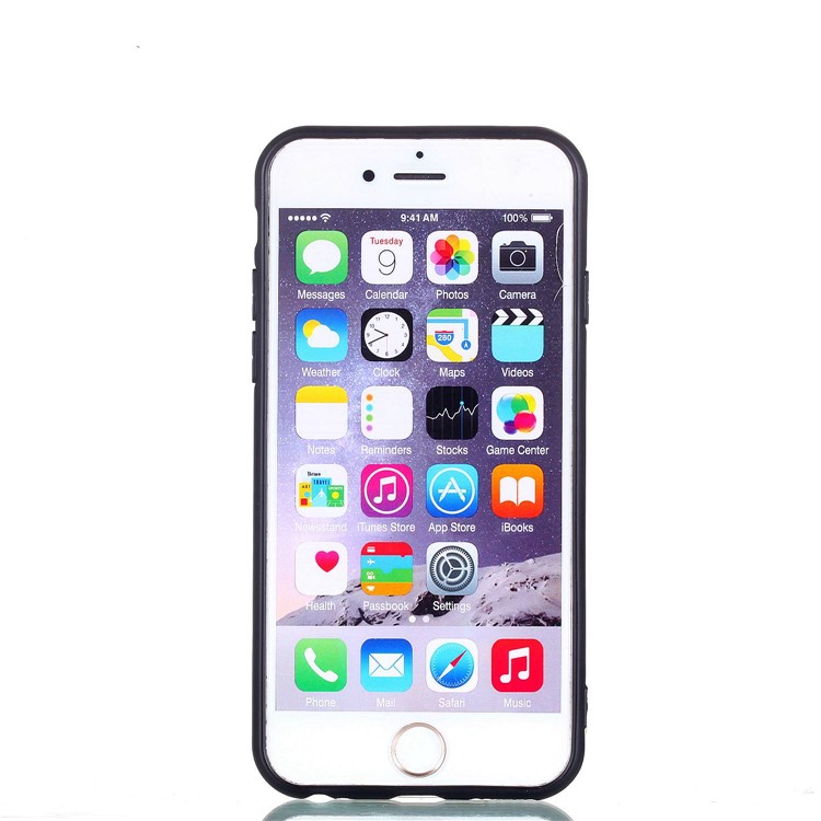 Embossment Pattern Rubberized TPU + PC Hybrid Case for iPhone 6s 6 - I Choose to Be a Unicorn-6