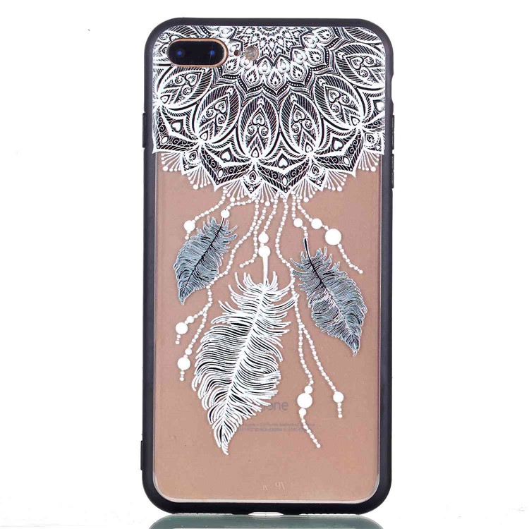 Embossment Rubberized TPU Phone Case for iPhone 8 Plus / 7 Plus 5.5 inch - Dream Catcher-6