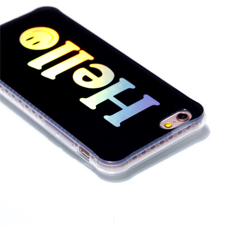 Electroplating IMD Shockproof TPU Cover for iPhone 6s/6 4.7-inch - Hello-5