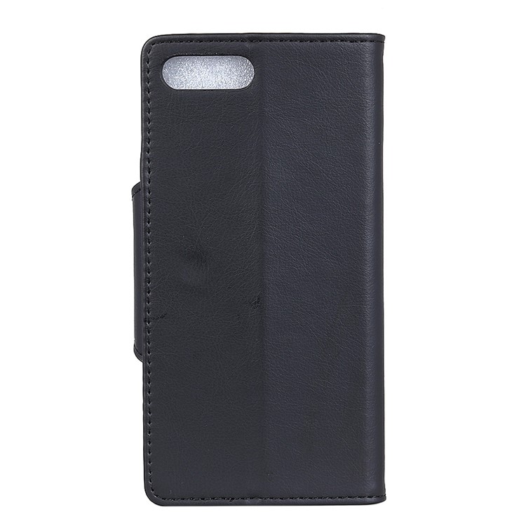 Crazy Horse Textured Wallet Stand Leather Case for iPhone 8 Plus / 7 Plus 5.5 inch - Black-4