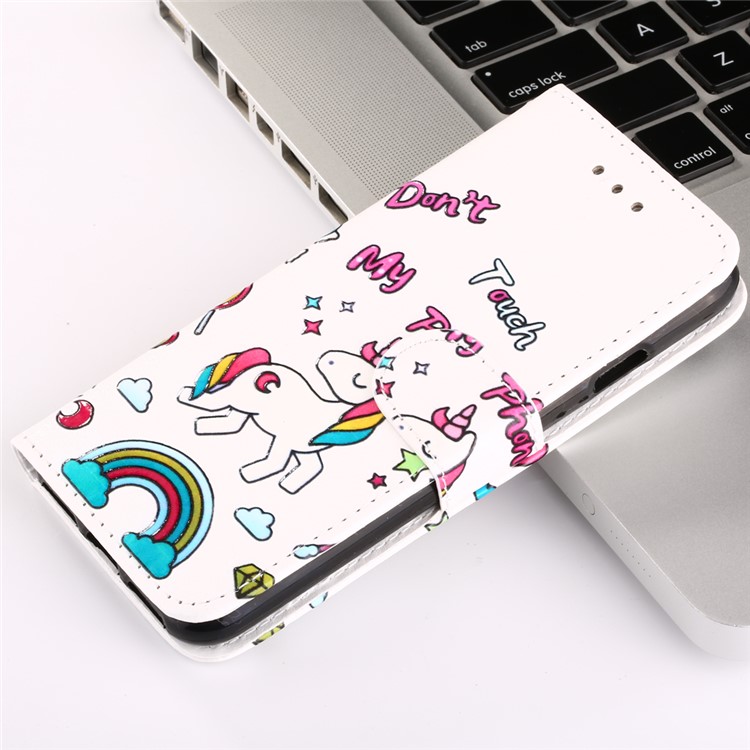 

Рельефный Чехол Для Бумажника С Кожаным Чехлом Для Iphone X / 10 5.8 Inch - Не Трогай Мой Телефон, iPhone Xs