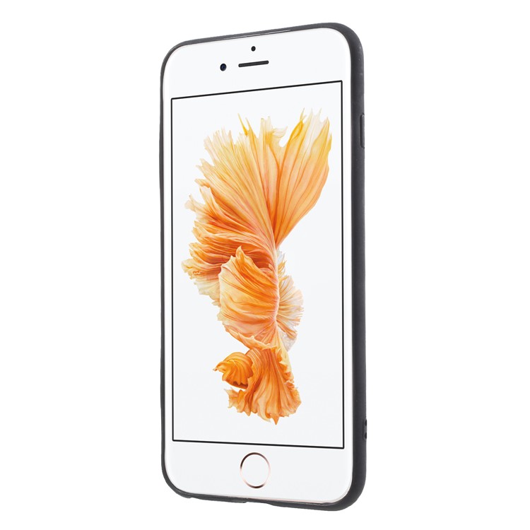 KELOE Imprint Pattern PC + TPU + PU Leather Hybrid Case for iPhone 6s Plus / 6 Plus - Butterfly-2