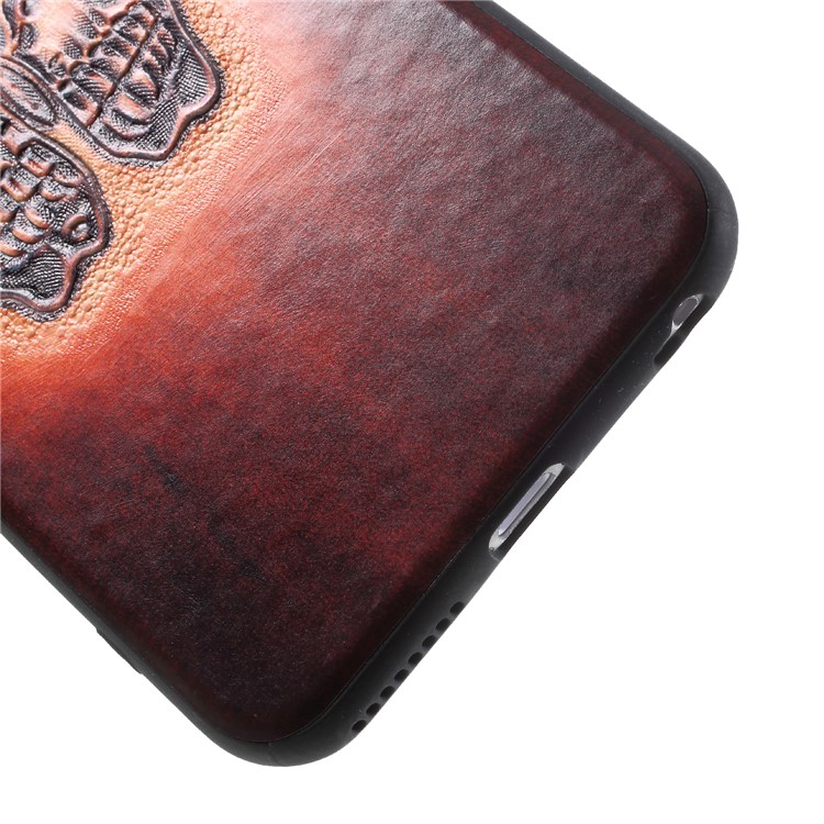 KELOE Imprint Pattern PC + TPU + PU Leather Hybrid Case for iPhone 6s Plus / 6 Plus - Butterfly-5