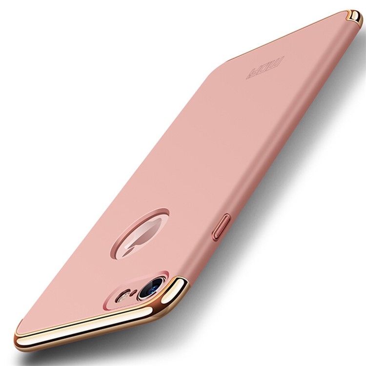 

MOFI Guard Series for iPhone 8 4.7-inch Detachable 3-in-1 Plating Plastic Phone Casing - Rose Gold