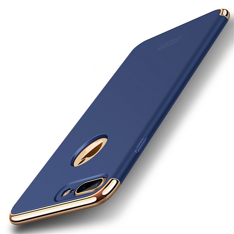 

MOFI Guard Series Detachable 3-in-1 Electroplating Hard Phone Cover Case for iPhone 8 Plus / 7 Plus - Blue
