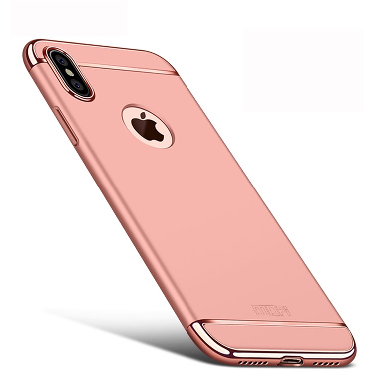 

MOFI Guard Series Detachable 3-in-1 Electroplating Plastic Hard Shell for iPhone X - Rose Gold, iPhone X