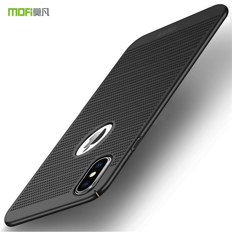 Caso Duro Do Telefone Móvel Da Dissipação De Calor Do PC De MOFI Para O Iphone X / 10 5,8 Polegadas - Preto-2