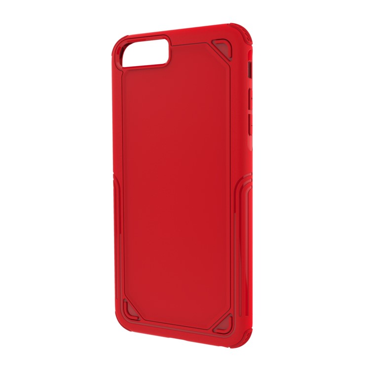 

Shockproof Matte TPU Back Phone Cover for iPhone 8 Plus/7 Plus/6s Plus/6 Plus 5.5 inch - Red