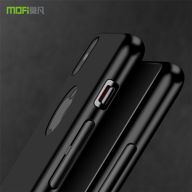 MOFI Shield Slim Frosted Hard Plastic Casing for iPhone X - Black-5