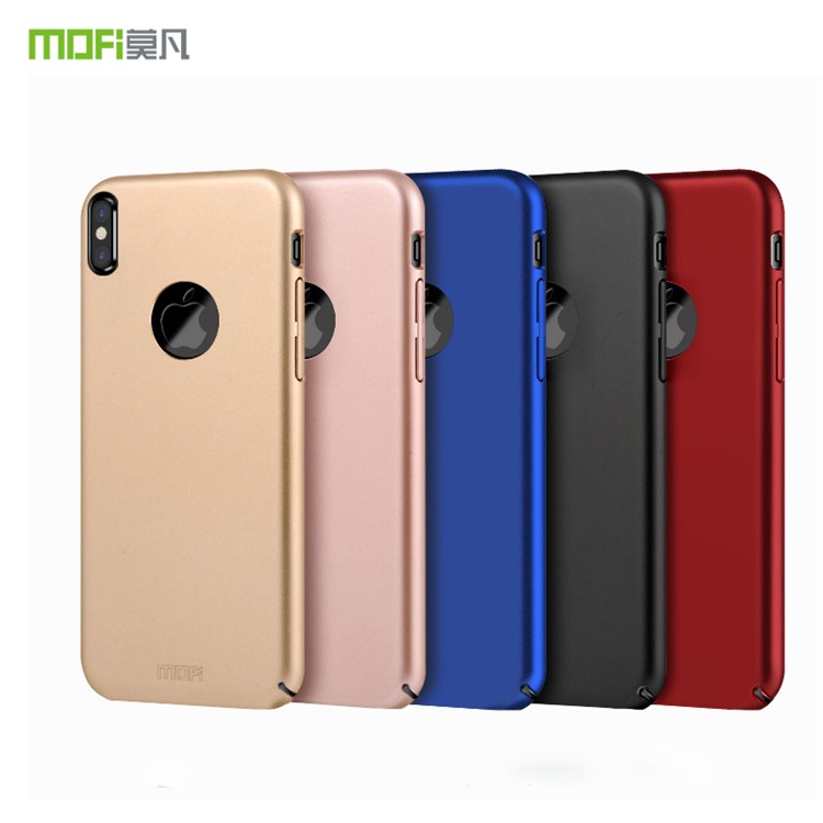 MOFI Shield Slim Frosted Hard Plastic Casing for iPhone X - Black-6