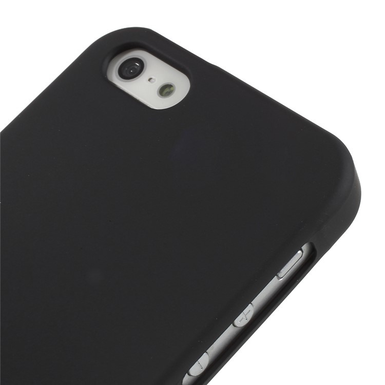 MERCURY GOOSPERY Matte Skin TPU Phone Cover for iPhone SE/5s/5 - Black-3