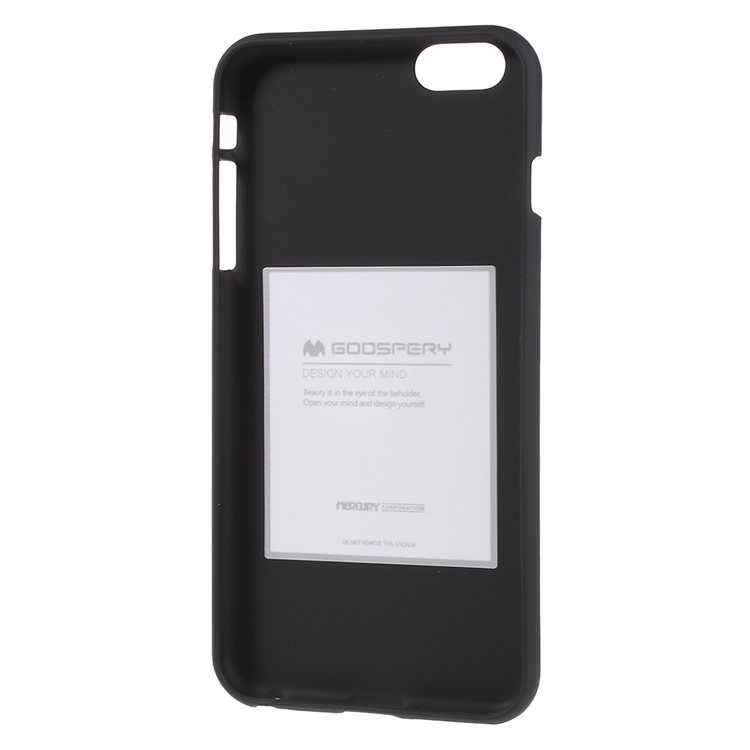 MERCURY GOOSPERY Anti-fingerprint Matte TPU Mobile Case for iPhone 6s Plus/6 Plus - Black-5