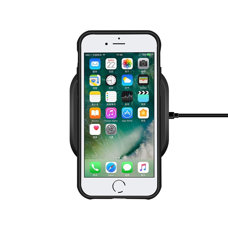 Cool Geometric Figure PC + Silicone 2-piece Shockproof Hybrid Case for iPhone 8 plus/7 Plus/6s Plus/6 Plus - Black-8