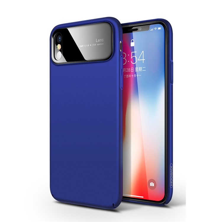 

JOYROOM Ultra-thin Plastic Hard Case for iPhone X 5.8 inch - Blue