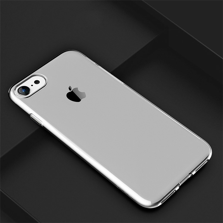 ROCK Ultra-thin Soft TPU Mobile Casing for iPhone 8 / 7 - Transparent-1