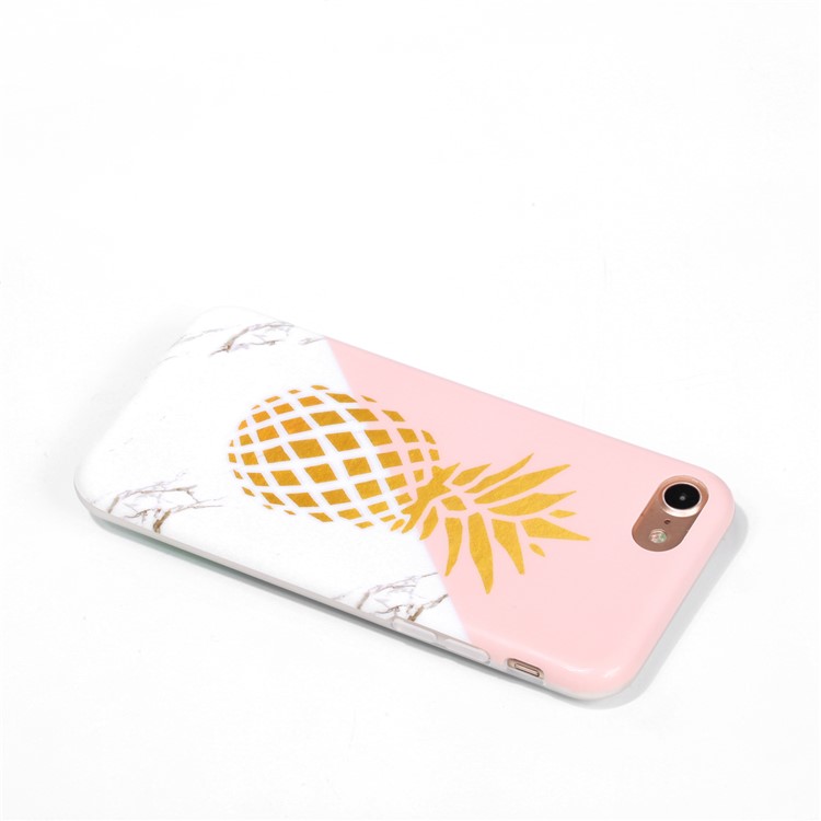 Pattern Printing Soft TPU Case for iPhone 8/7 - Pineapple Pattern-4