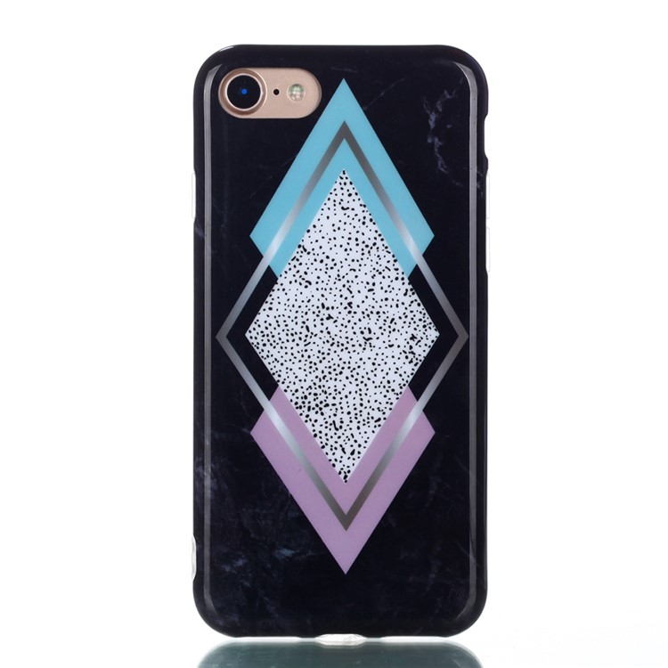 

Pattern Printing Soft TPU Back Case for iPhone 8/7 - Geometric Pattern, iPhone 8 4.7 inch
