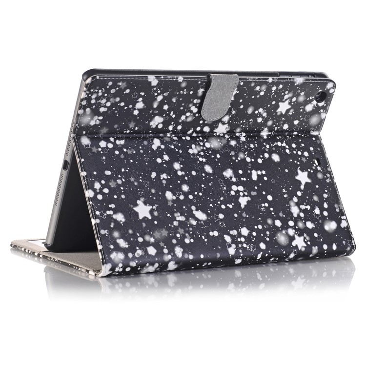 Starry Sky Wallet Stand Leather Smart Case for iPad 9.7-inch (2018)/9.7-inch (2017) - White-4