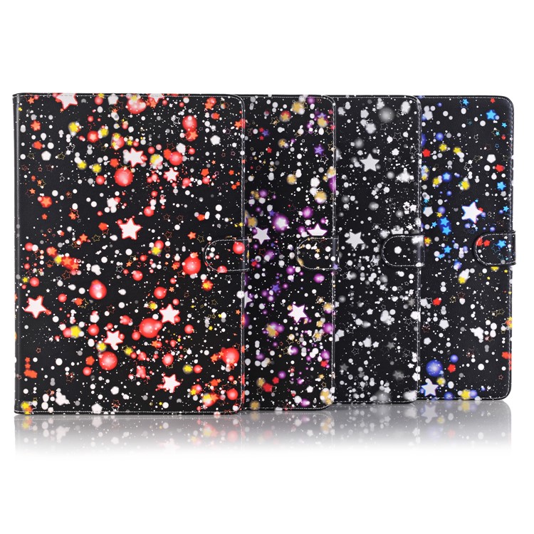 Starry Sky Wallet Stand Leather Smart Case for iPad 9.7-inch (2018)/9.7-inch (2017) - White-8