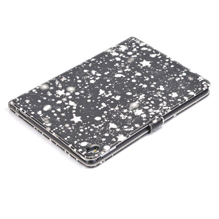 Starry Sky Pattern Smart Awakening Stand Leather Wallet Flip Case for iPad 9.7 (2018) / 9.7 (2017) - White-3