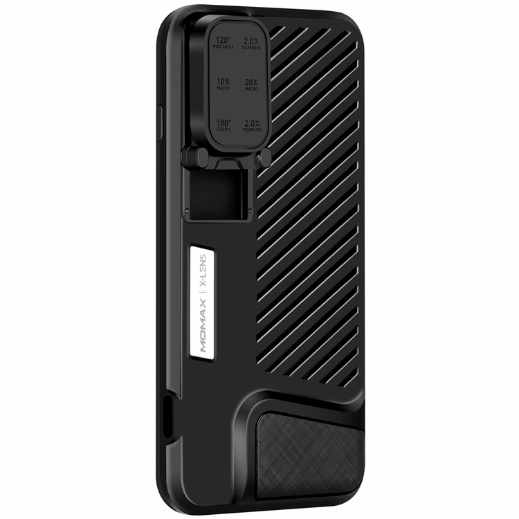 MOMAX X-Lens Case 6 in 1 Dual Optics Lens Kit (180° Fisheye, 2X Telephoto, 120° Wide-angle, 10X/20X Macro) for iPhone 8 Plus / 7 Plus 5.5 inch-5