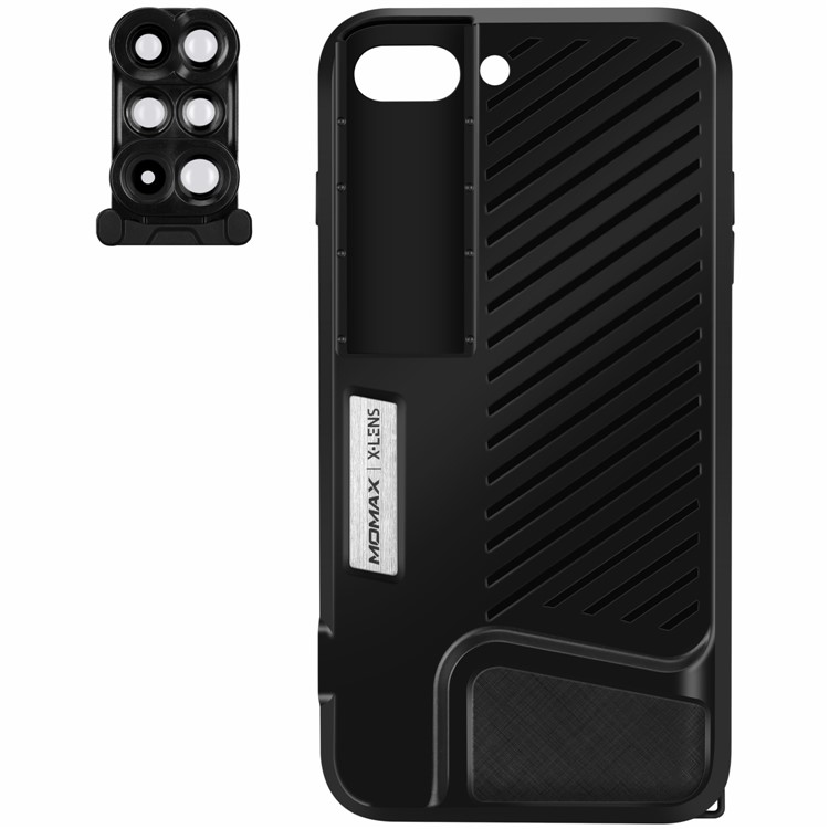 MOMAX X-Lens Case 6 in 1 Dual Optics Lens Kit (180° Fisheye, 2X Telephoto, 120° Wide-angle, 10X/20X Macro) for iPhone 8 Plus / 7 Plus 5.5 inch-7