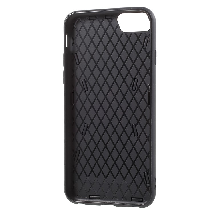 TPU + PC Hybrid Game Joysticks Case with Finger Ring Kickstand for iPhone 8/7/6s/6 - Black-12