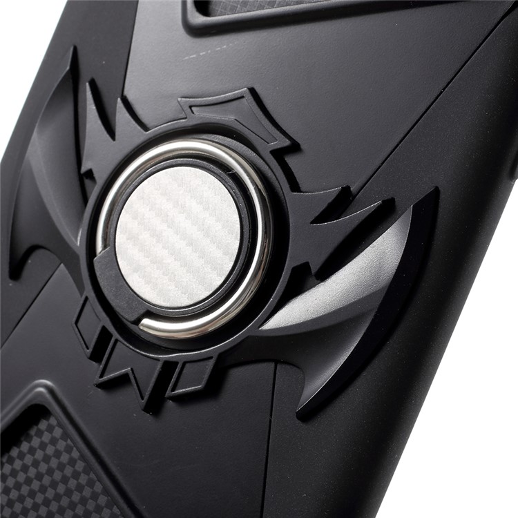 TPU + PC Hybrid Game Joysticks Case with Finger Ring Kickstand for iPhone 8 Plus/7 Plus/6s Plus/6 Plus - Black-9