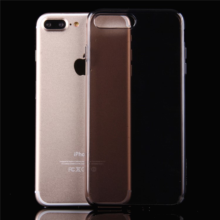HAWEEL HWL2206 Soft Clear TPU Case for iPhone 8 Plus/7 Plus 5.5 inch - Black-4