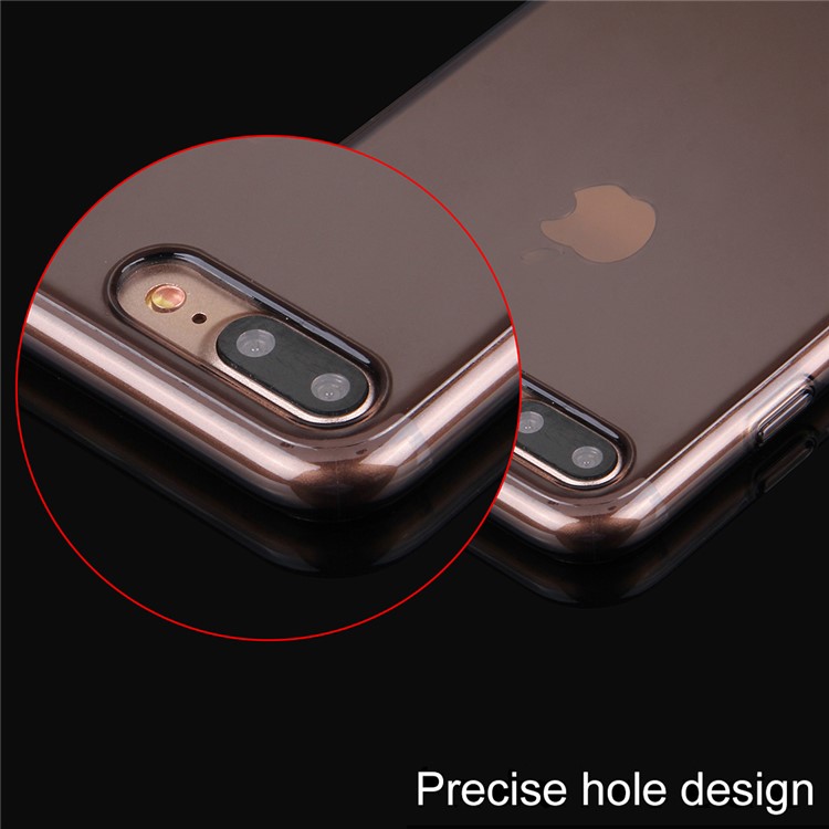 HAWEEL HWL2206 Soft Clear TPU Case for iPhone 8 Plus/7 Plus 5.5 inch - Black-9
